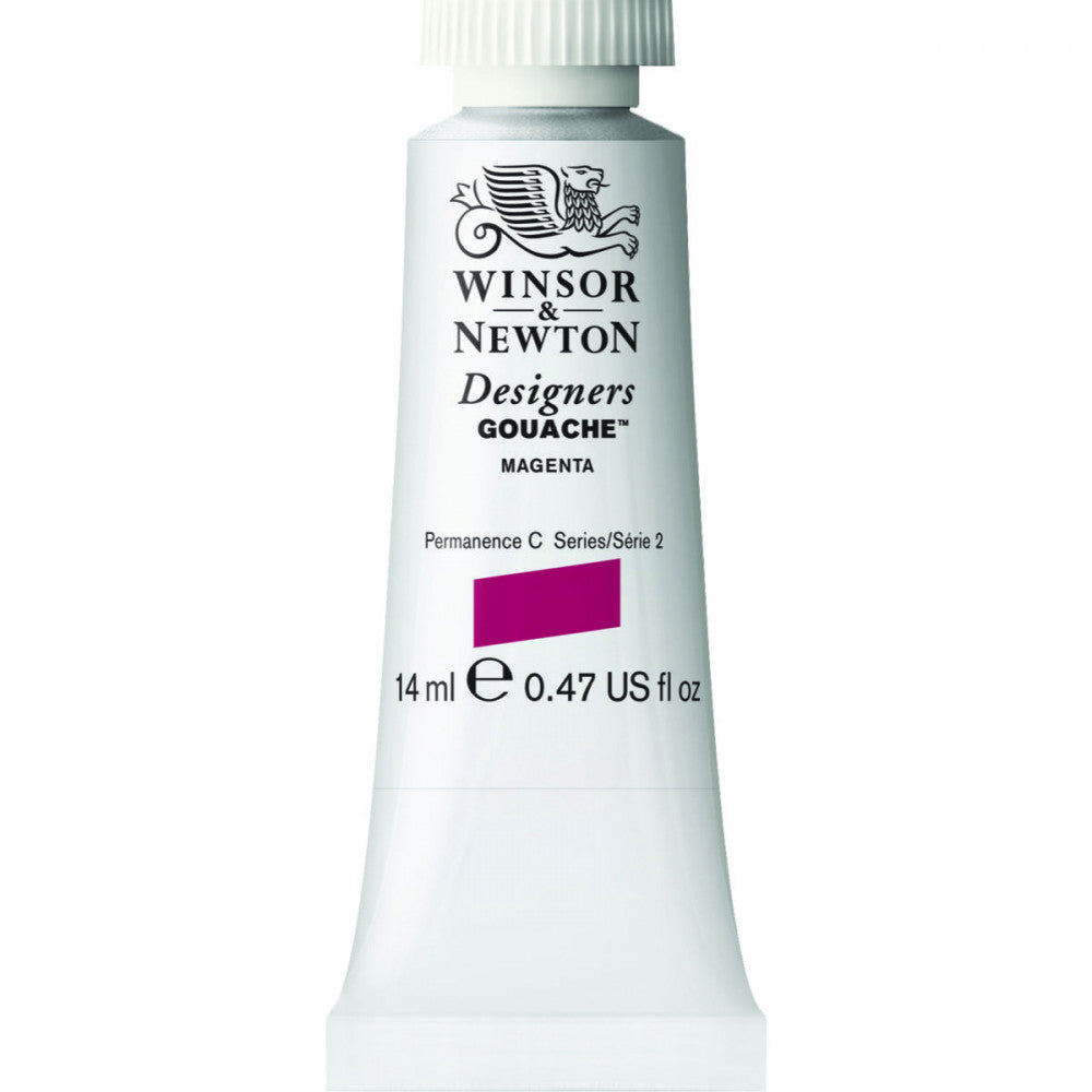 Tinta Guache Winsor & Newton Designers 14ml S2 380 Magenta